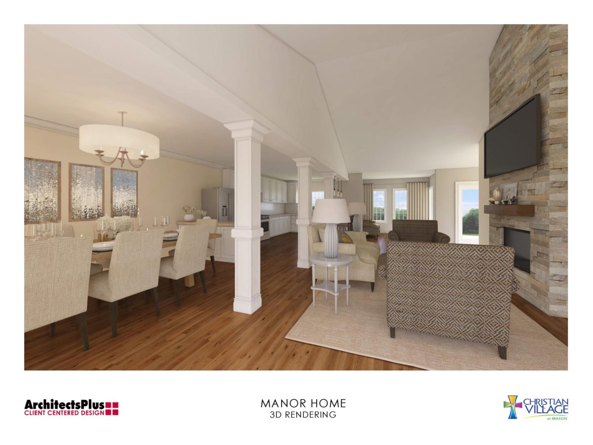 The Christian Village at Mason is introducing a large, premium floor plan called the Manor Home.