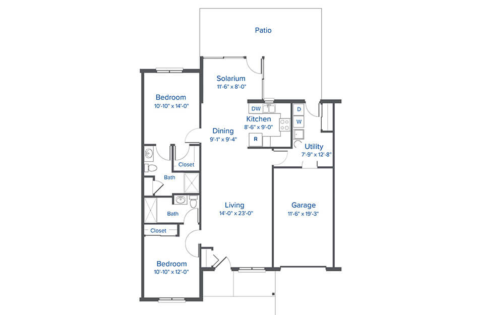 Garden Homes Bethel Floor Plan
