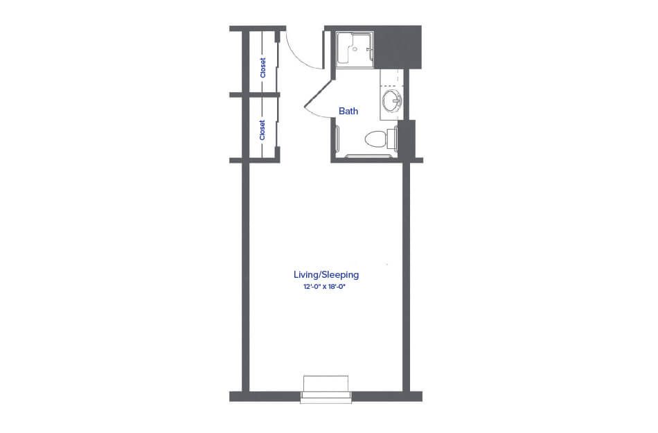 Studio GC Floor Plan