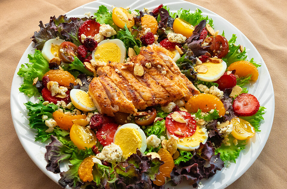 Beautiful colorful salad