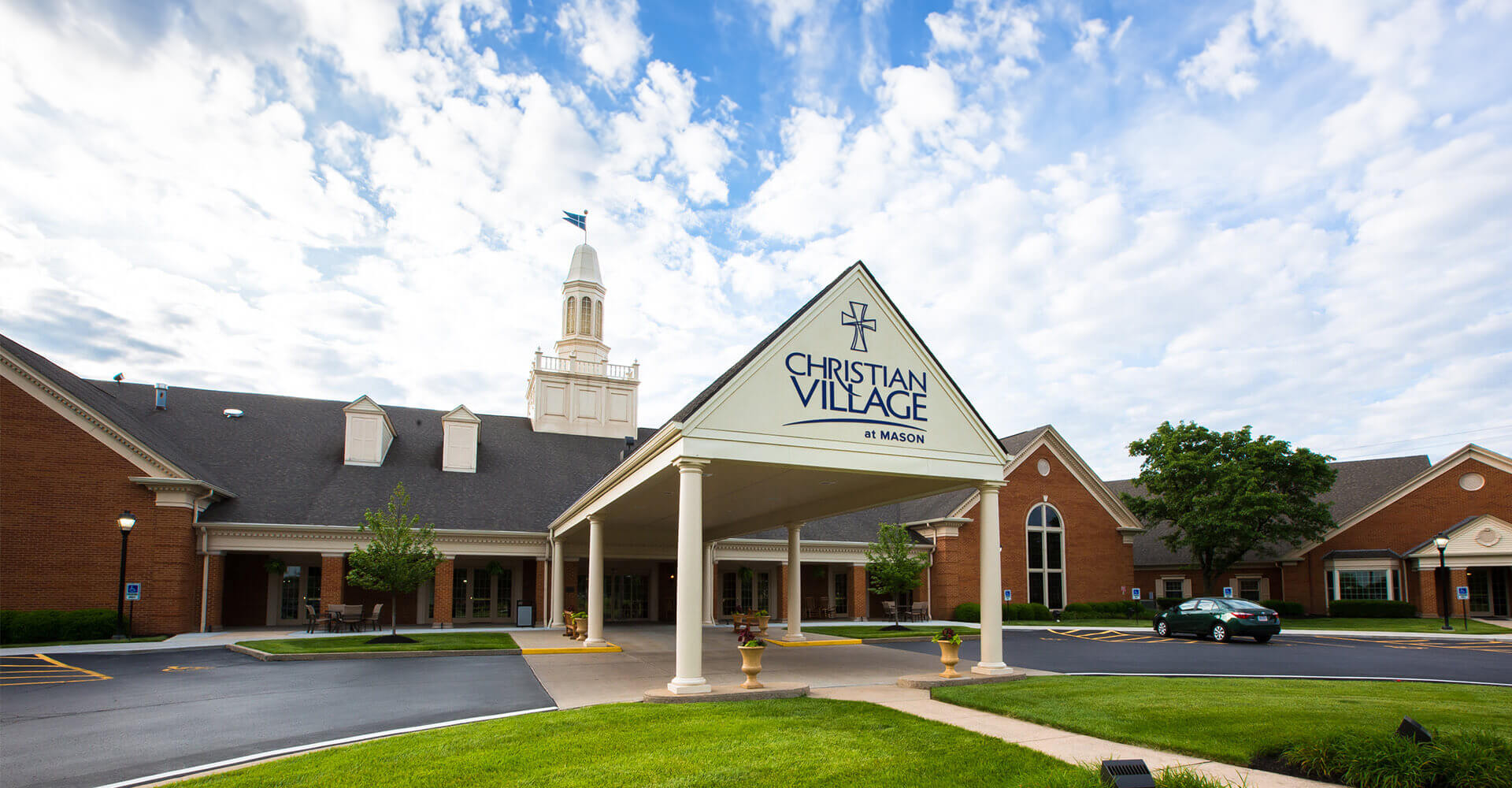 Christian Village Mason front entrance.